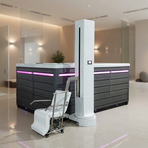 Acrylic Colours Freestanding Bath Foot Massage Swim Spa With Energy Saving Treadmill - Image 3