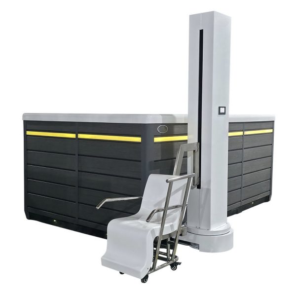 Acrylic Colours Freestanding Bath Foot Massage Swim Spa With Energy Saving Treadmill - Image 5