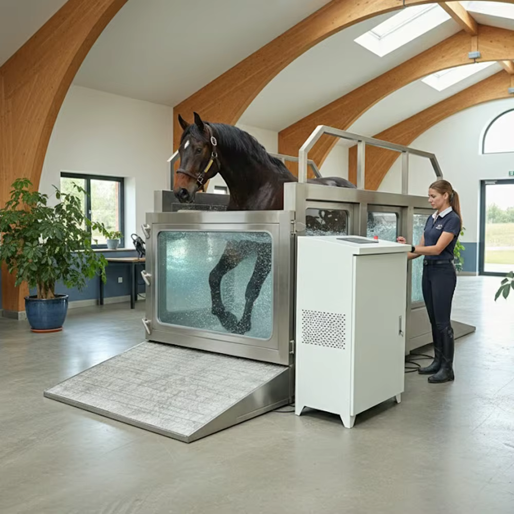 Underwater Treadmill for Horse
